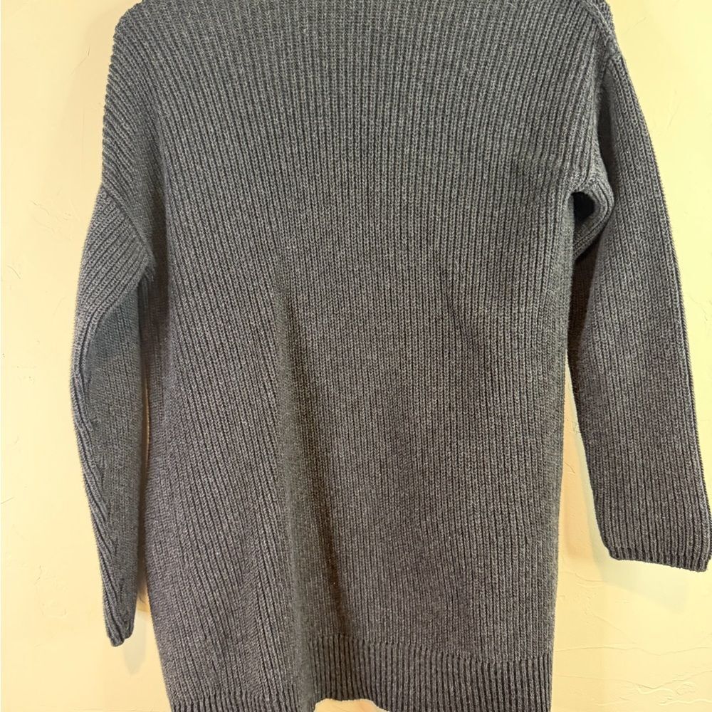 Universal Thread Slate Ribbed Open-Front Cardigan - Picture 4 of 4